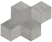 Керамическая мозаика Atlas Concord Италия Blaze A0UL Aluminium Mosaico Esagono Lapp 30х35см 0,42кв.м.