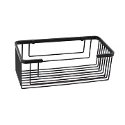 Полка в ванную прямоугольная WASSERKRAFT K-711BLACK 1-ярусная 13,3х27,5см чёрный