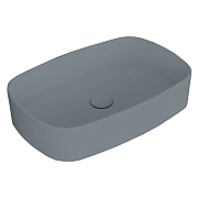 Раковина накладная SIMAS Folio FO04 cemento matt 60х40см