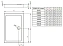 Душевой поддон RADAWAY Doros SDRD1280-05 120х80см