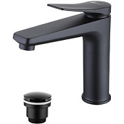Смеситель для раковины LEMARK Bronx LM3737BL чёрный