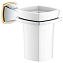 Стакан в ванную GROHE Grandera 40626IG0 белый/золото