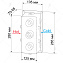 Смеситель для душа RGW Shower Panels 21140541-11 SP-41 хром