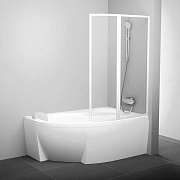 Стеклянная шторка на ванну RAVAK VSK2 76P7010041 150х140см