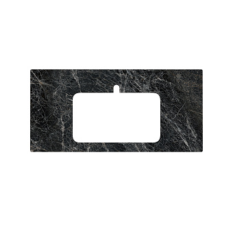 Столешница KERAMA MARAZZI Plaza PL2.VT93.100 Керамогранит 100х48см Риальто тёмный серый лаппатированный