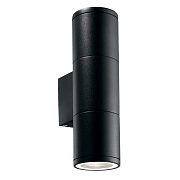 Светильник фасадный IDEAL LUX GUN 100395 35Вт IP44 GU10 чёрный
