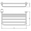 Полотенцедержатель IDEAL STANDARD IOM A9106AA хром 57см