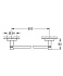 Полотенцедержатель GROHE Essentials 40386001 хром 85,4см