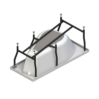 Ванна акриловая RADOMIR Vannesa Миранда 2-01-0-2-1-209 168х95см угловая