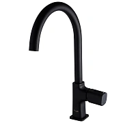 Смеситель для кухни Maxonor PL4089-7 поворотный излив чёрный