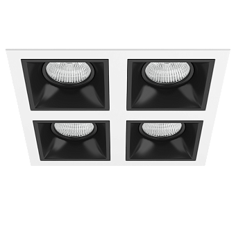 Светильник точечный встраиваемый Lightstar Domino D54607070707 50Вт GU5.3