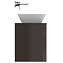 Столешница IDEAL STANDARD CONNECT AIR E0849VY ДСП 44,2х80,4см matt dark brown + matt white