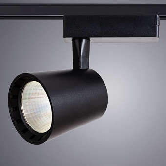 Трековый светильник Arte Lamp ATILLO A2324PL-1BK 24Вт LED COB прозрачный для однофазного трека