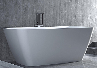 Ванна каменная SALINI AGATHA 100221M S-Stone матовая 180х81см отдельностоящая
