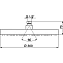 Верхний душ Cisal Shower DS01621021 хром