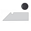 Плинтус Atlas Concord Италия Marvel Pro ADX8 Noir St. Laurent Battiscopa Sagomato 30х7,2см 0,259кв.м.