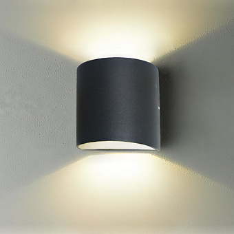 Светильник архитектурный Favourite Brevis 2683-2W 6Вт IP54 LED чёрный