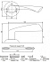 Дверная ручка нажимная Code Deco H-14023-A-AB бронза