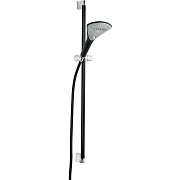 Душевой гарнитур KLUDI Fizz 6774087-00 чёрный/хром