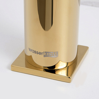 Смеситель для раковины WASSERKRAFT Sauer 7103H золото