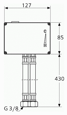 Внутренняя часть смесителя IDEAL STANDARD BUILT-IN A3813NU