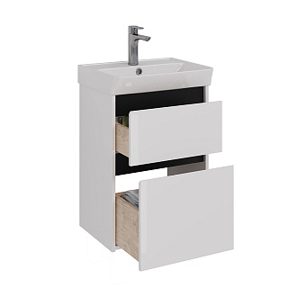 Тумба под раковину напольная LEMARK Combi LM03C50T-black 35х47,6х65см