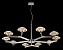 Люстра подвесная CRYSTAL LUX REBECA REBECA SP10 NICKEL 400Вт 10 лампочек G9