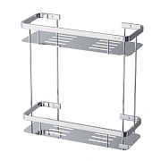 Полка в ванную прямоугольная AM-PM Sense L A7453200 2-ярусная 12,8х34,5см хром
