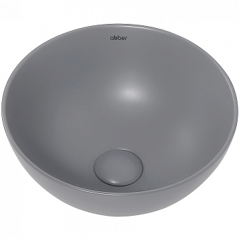 Раковина накладная Abber BEQUEM AC2106MG 32х32см