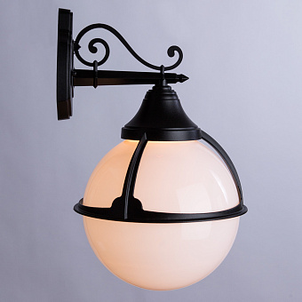 Светильник фасадный Arte Lamp MONACO A1492AL-1BK 75Вт IP44 E27 чёрный