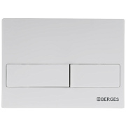 Кнопка для инсталляции BERGES NOVUM L4 soft touch белая