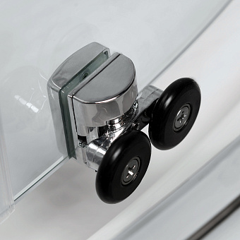 Угловое ограждение WASSERKRAFT Lippe 45S02 185х80см стекло прозрачное