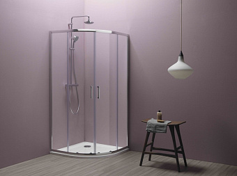 Угловое ограждение KOLPASAN Eco Quat 538580 185х90см стекло прозрачное