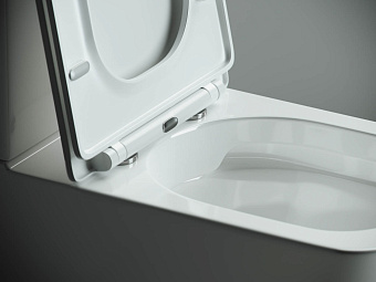 Унитаз напольный Ceramica Nova CUBIC CN1803 безободковый с микролифтом