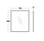Зеркало SIMAS Frame FS1 80х80см с подсветкой