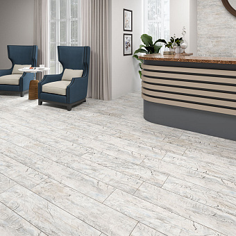 Матовый керамогранит ALMA CERAMICA Antik GFA92NTK07R белый/коричневый 90х20см 1,62кв.м.