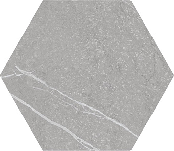 Матовый керамогранит WOW Love Affairs 116985 Petra Hexagon Grey 20х23см 0,35кв.м.
