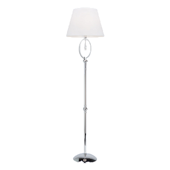 Торшер Eurosvet Madera 01056/1 хром/прозрачный хрусталь Strotskis 60Вт E14