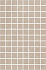 Декор KERAMA MARAZZI Матрикс MM8344 мозаичный бежевый 20х30см 0,06кв.м.
