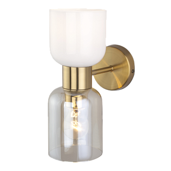 Светильник настенный Eurosvet Tandem 60118/2 латунь 60Вт E27