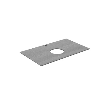 Столешница KERAMA MARAZZI Plaza Next PL1.DD500600R\80 Керамогранит 48х80см Про Дабл антрацит