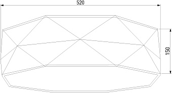 Светильник потолочный TK Lighting Kantoor 1078 15Вт E27