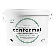 Краска для минеральных поверхностей акриловая/матовая VINCENT DECOR Conformat Прозрачный основа C 8,1л