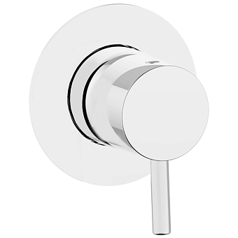 Смеситель для ванны Cisal Less New LN0030004Q белый (матовый)