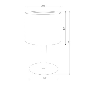 Настольная лампа TK Lighting Deva 5217 60Вт E27