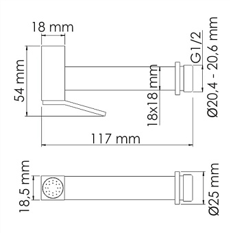Гигиенический душ WASSERKRAFT А55094 золото