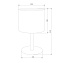 Настольная лампа TK Lighting Deva 5217 60Вт E27