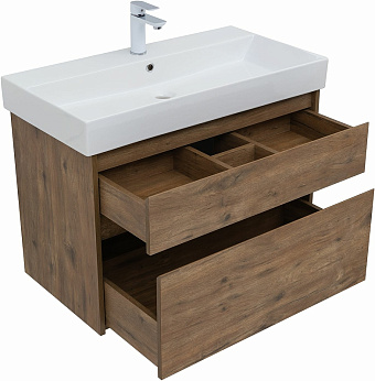 Тумба под раковину напольная AQUANET Nova Lite 249954 46х85х65,2см