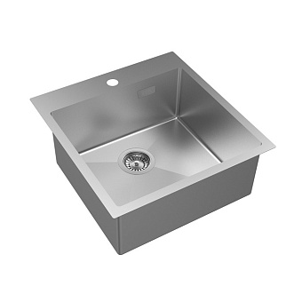 Мойка кухонная IDDIS Haze HAZ49S0i77 49х51см сатин