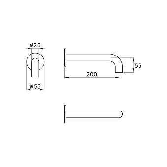 Излив STELLA SR09009PV12